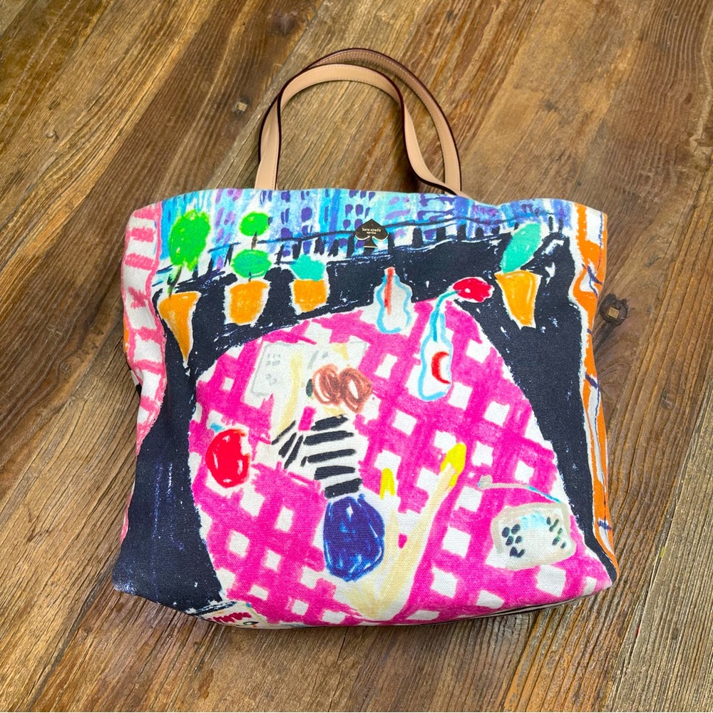Kate Spade Multicolor Artistic Tote